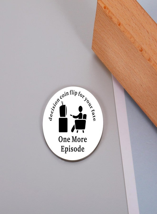 Perleddom Teen Boys Valentines Gifts Christmas Gifts for Girls Wife Easter Basket Stuffers Funny Decision Coin for for College Girls Boys TV Fan Lovers Gift for Friends Double-sided Flip Coin Gift - Image 2